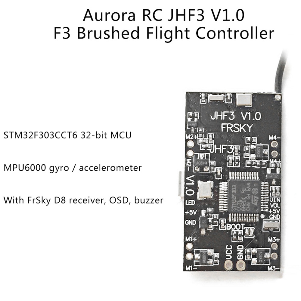 Aurora RC JHF3 V1.0 F3 Brushed Flight Controller