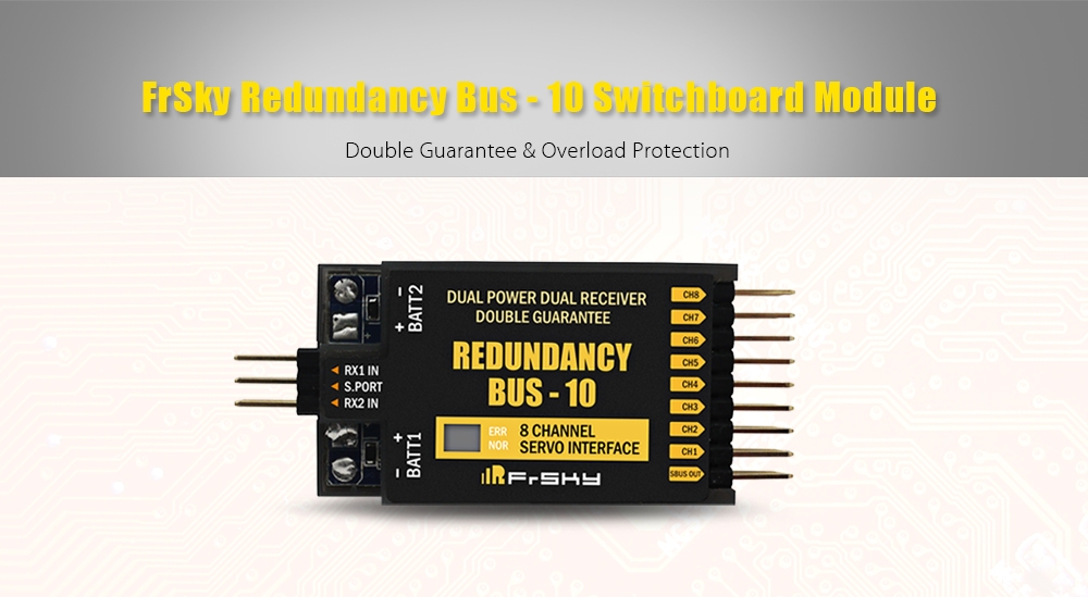 FrSky Redundancy Bus - 10 Switchboard Module