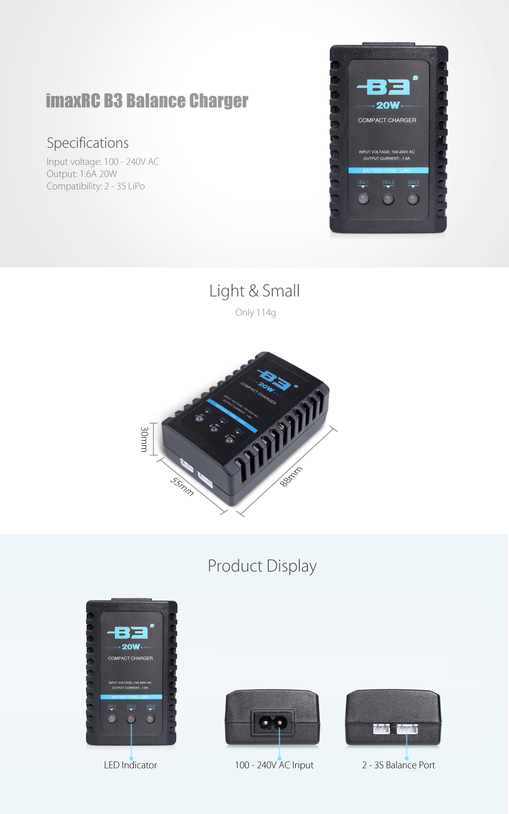 ImaxRC B3 Balance Charger