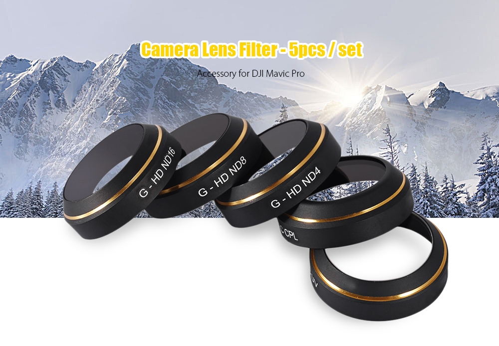 Camera Lens Filter - 5pcs / set