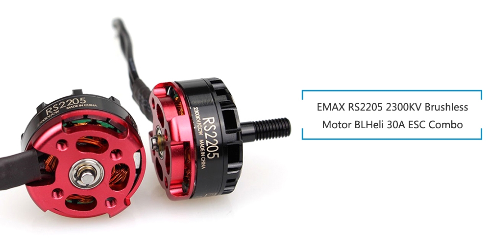 EMAX RS2205 2300KV Brushless Motor BLHeli 30A ESC Combo