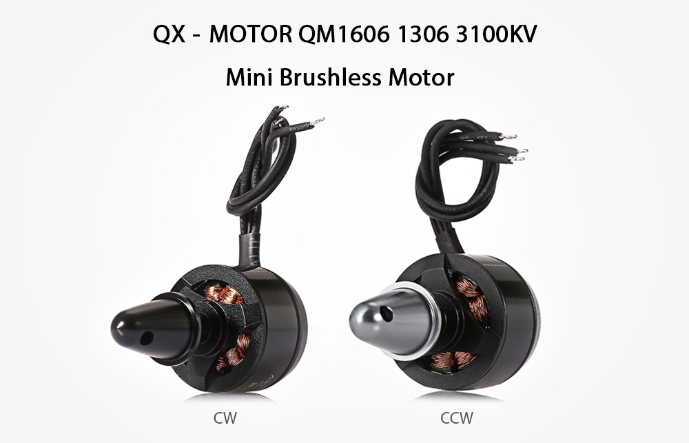 QX - MOTOR QM1606 1306 3100KV Mini Brushless Motor