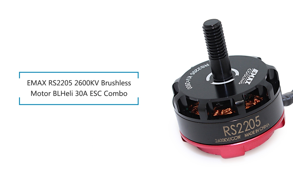 EMAX RS2205 2600KV Brushless Motor BLHeli 30A ESC Combo