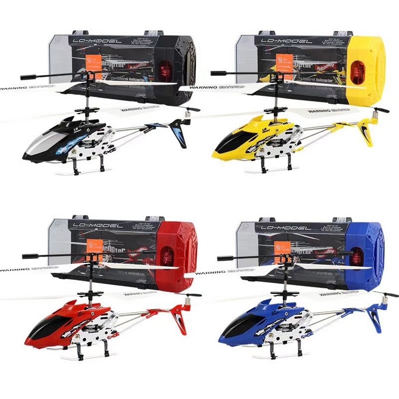 3.5CH Infrared Gyro Remote Control Anti-collision Anti-fall Alloy Helicopter RTF