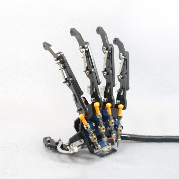 DIY 5DOF Robot Arm Five Fingers Metal Mechanical Paw Left and Right Hand
