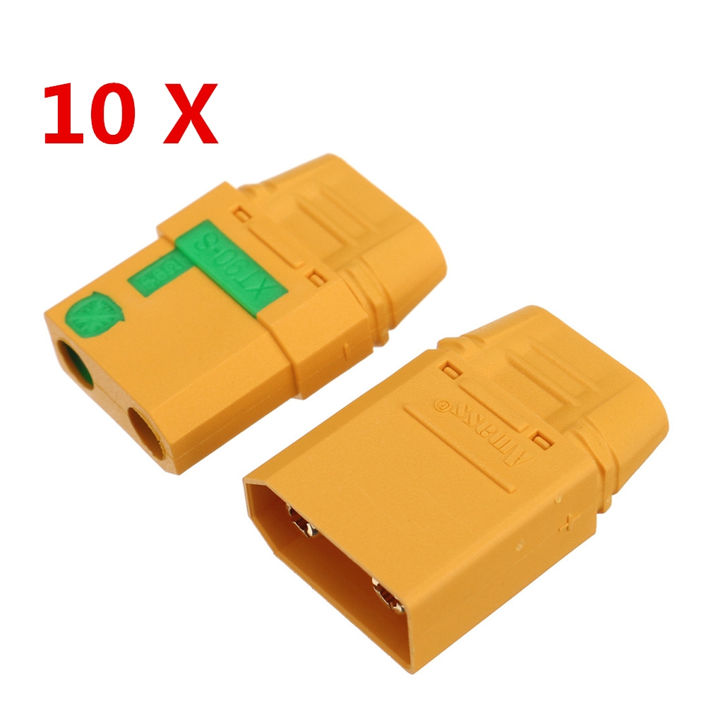 20.29 for 10 PCS Amass Anti Spark Sparkproof Connector Plug XT90-S