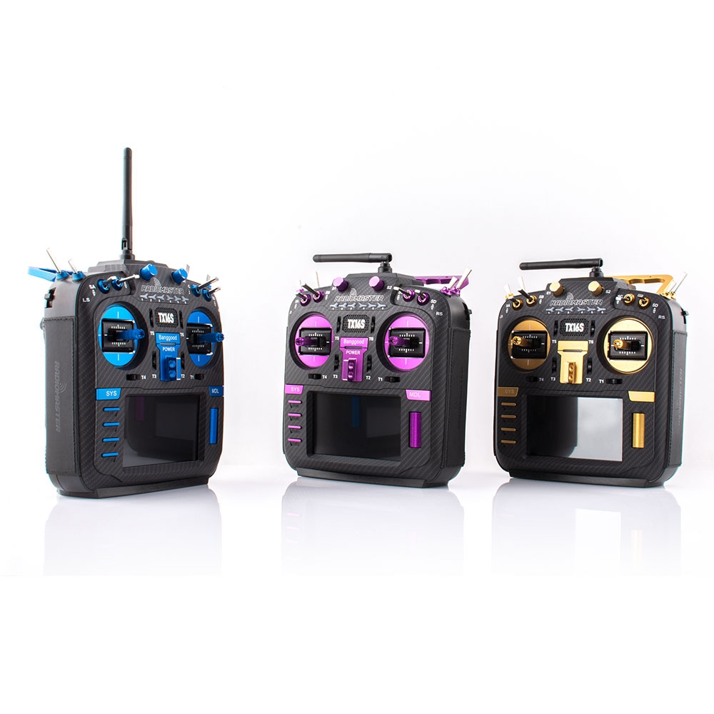 $275.99 for RadioMaster TX16S MAX Limited Edition 2.4G 16CH Hall Sensor Gimbals Multi-protocol RF System OpenTX Mode2 Transmitter with CNC and Leather for RC Drone