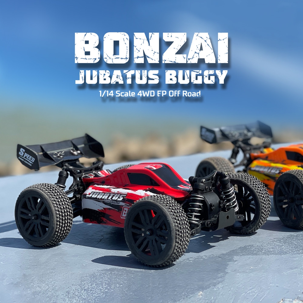 Bonzai 141600 1/14 Racing RC Car 2.4G 4WD 4CH High Speed 40km/h All Terrain Full Proportional RTR RC Vehicle Model Off Road Car For Teens and Adults