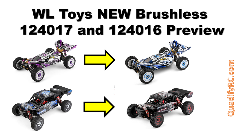 Wltoys 124017 Brushless Upgraded RTR 1/12 2.4G 4WD 70km/h RC Car Vehicles Metal Chassis Models Toys