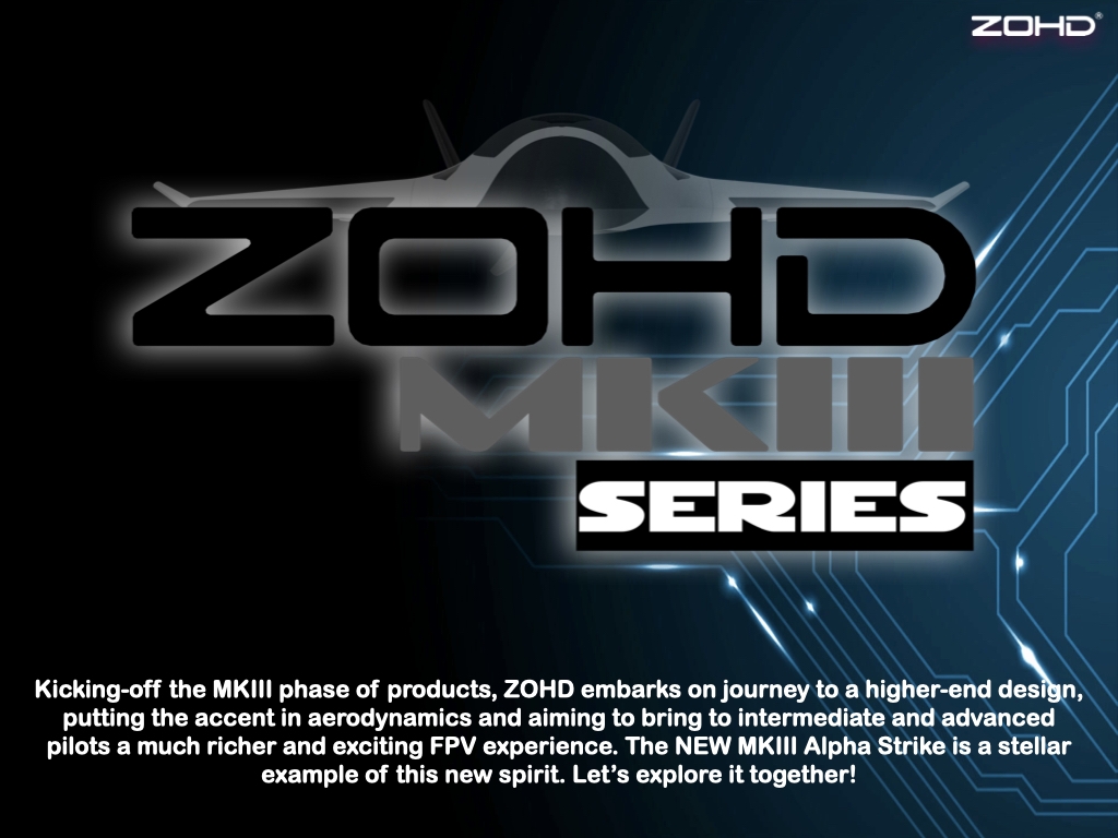 ZOHD Alpha Strike 620mm Wingspan EPP Twin Bay FPV Flying Wing