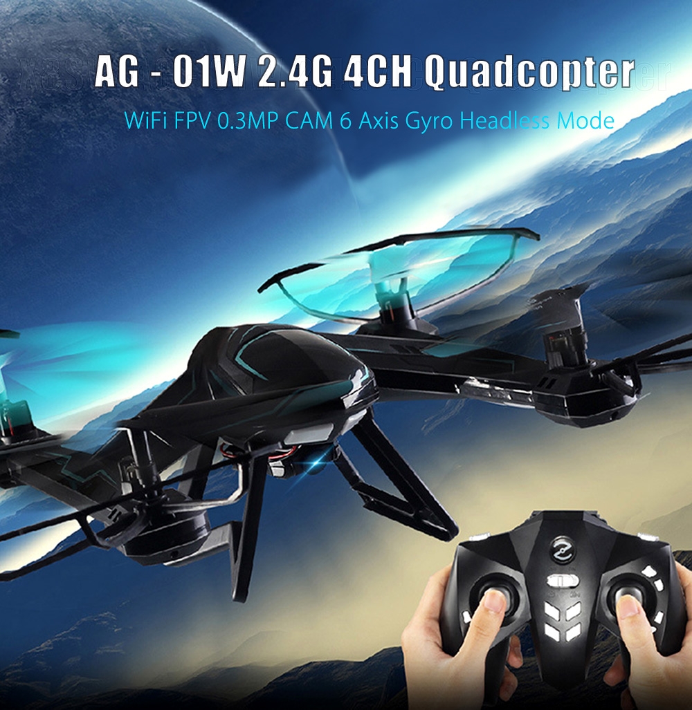 AG - 01W Quadcopter WiFi FPV 0.3MP CAM RTF