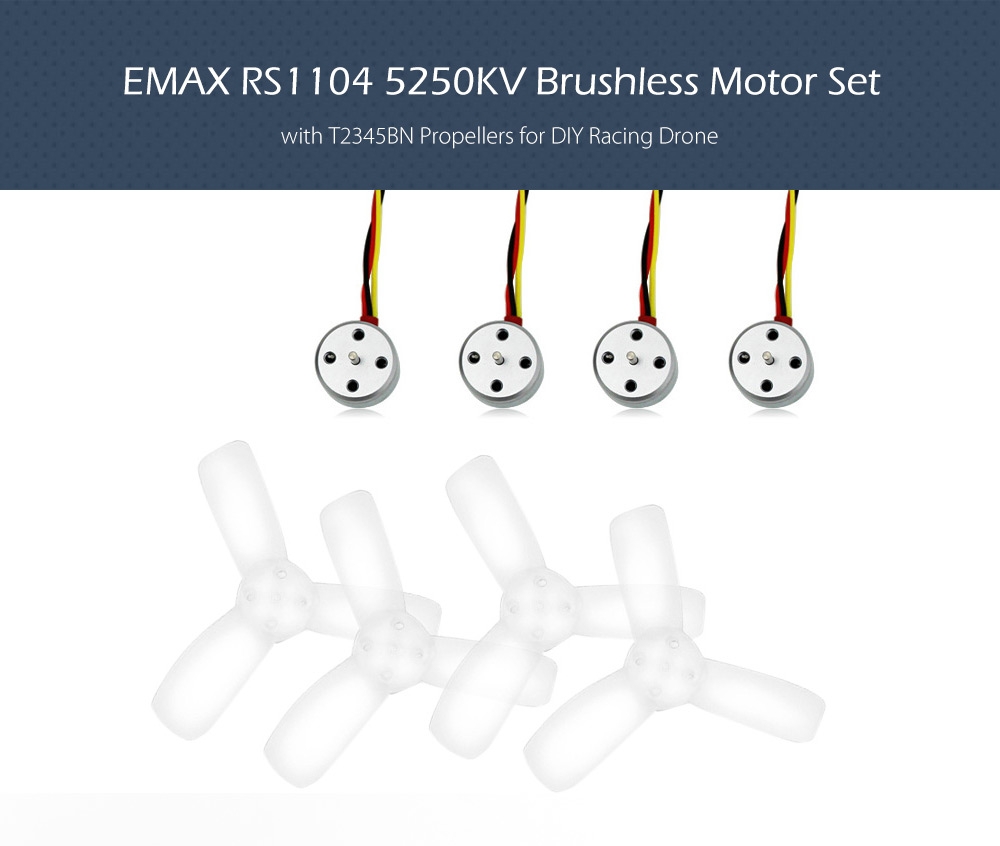 EMAX RS1104 5250KV Mini Brushless Motor Set