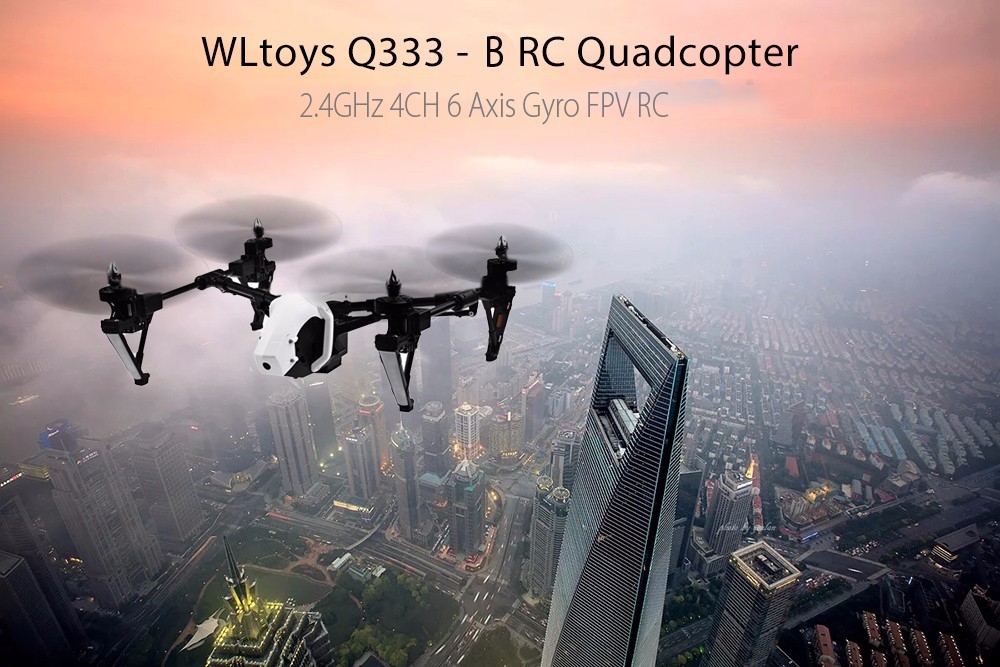 WLtoys Q333 - B 2.4GHz 4CH 6 Axis Gyro Quadcopter RTF