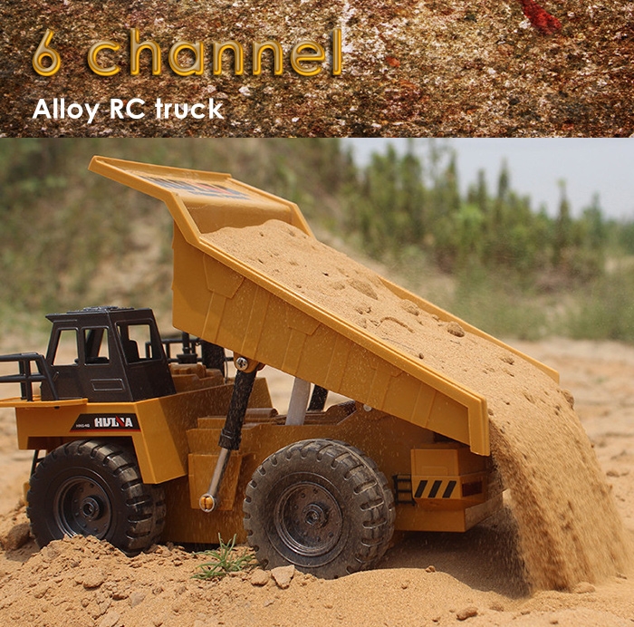 HUINA 1540 1:12 2.4GHz 6CH RC Alloy Dump Truck