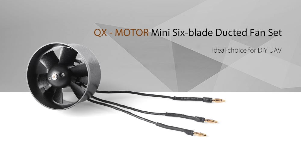 QX - MOTOR Mini Six-blade Ducted Fan Combo