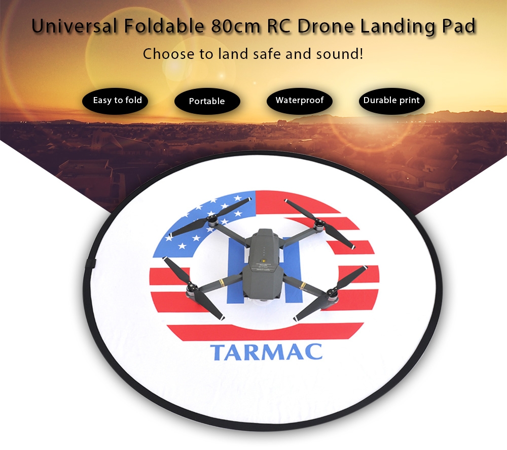 Universal Foldable 80cm RC Drone Landing Pad