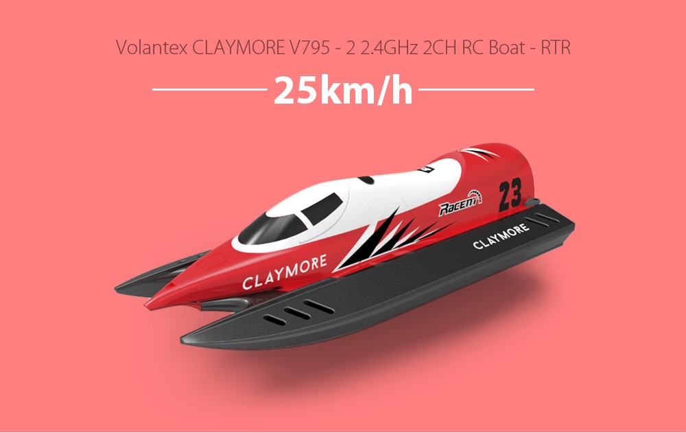 Volantex CLAYMORE V795 - 2 2.4GHz 2CH RC Boat - RTR