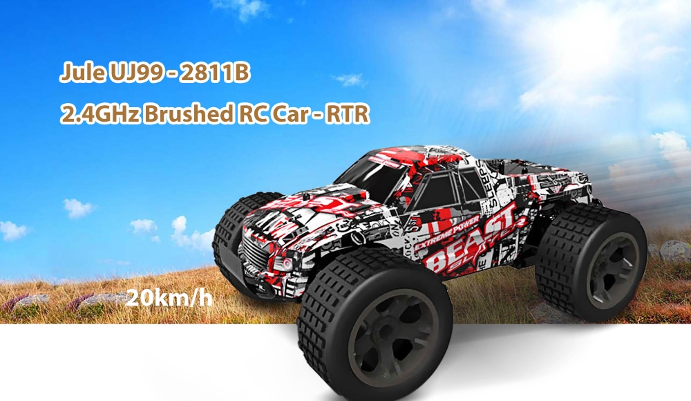 Jule UJ99 - 2811B 2.4GHz 1:18 Brushed RC Car - RTR