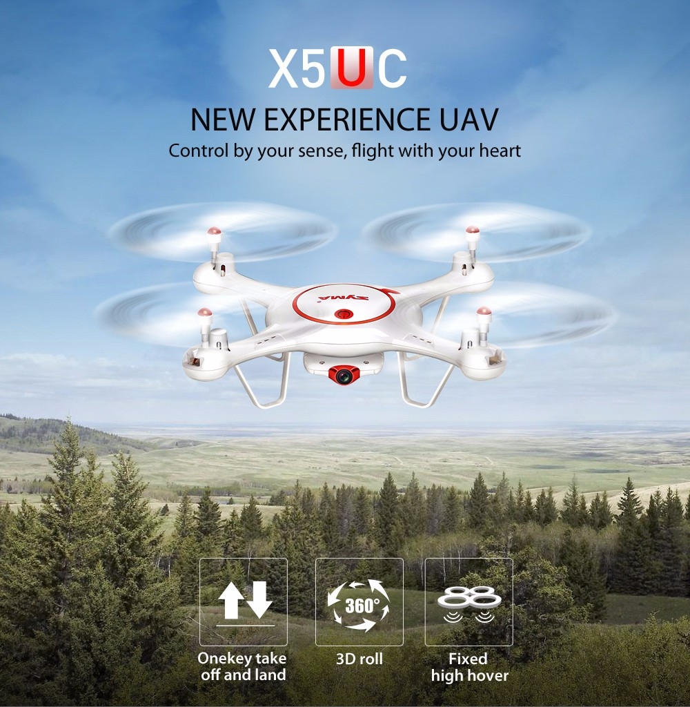  SYMA X5UC With 2MP HD Camera With Altitude Mode 2.4G RC Quadcopter RTF