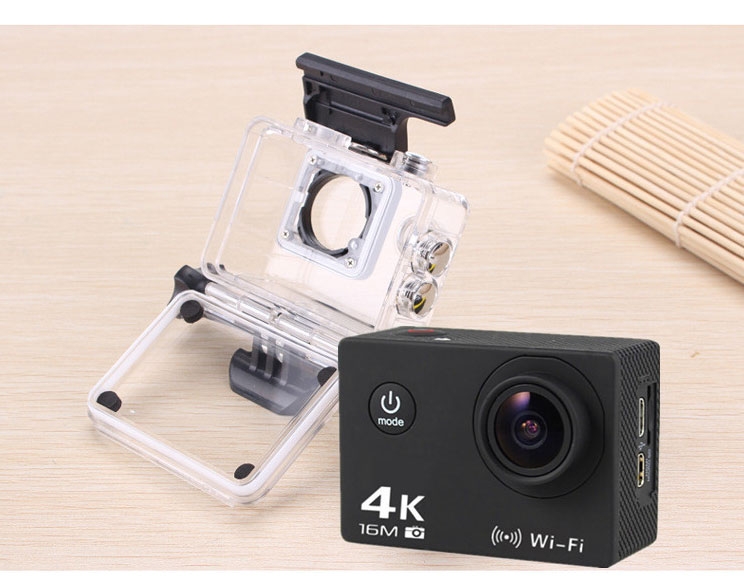 AT-30 170 Degree Wide Angle 16MP CMOS 4K 64G WiFi Action Waterproof FPV Camera