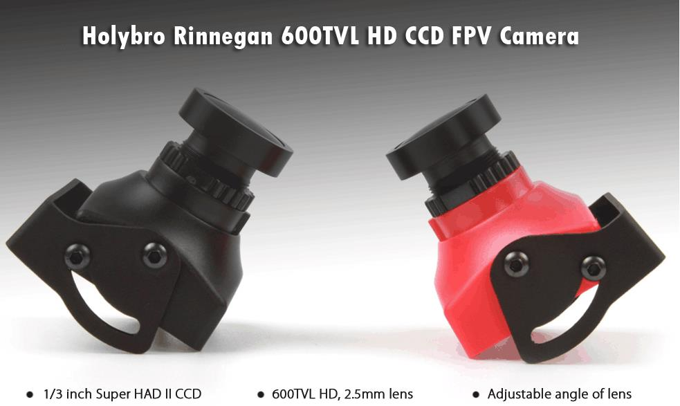 Holybro Rinnegan 600TVL PAL/NTSC Switchable HD CCD 2.5mm Lens FPV Camera for Shuriken X1 180 PRO 