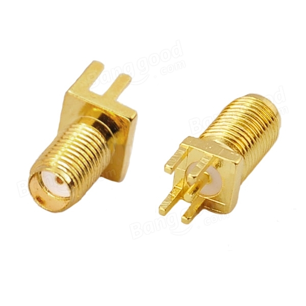 5Pcs SMA Female with PCB Mount 11mm 50 OHM RF Connector SMA-KE