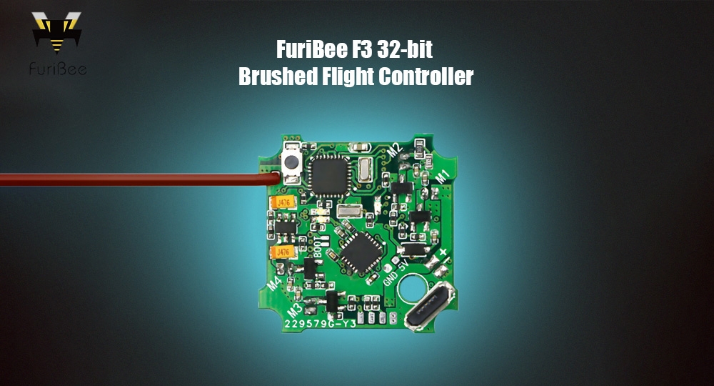 FuriBee F3 32-bit Brushed Flight Controller