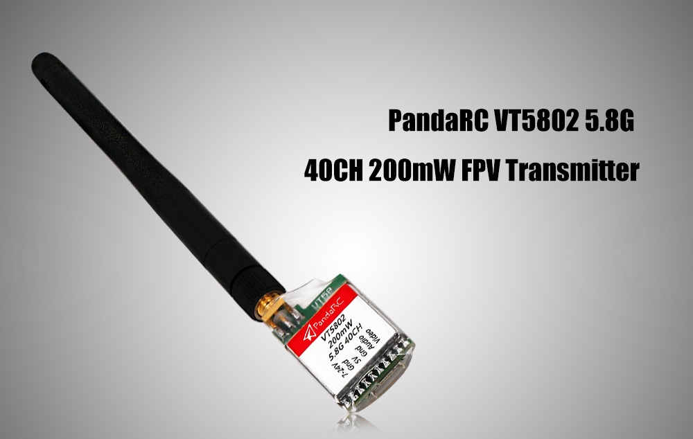 PandaRC VT5802 5.8G 40CH 200mW FPV Transmitter