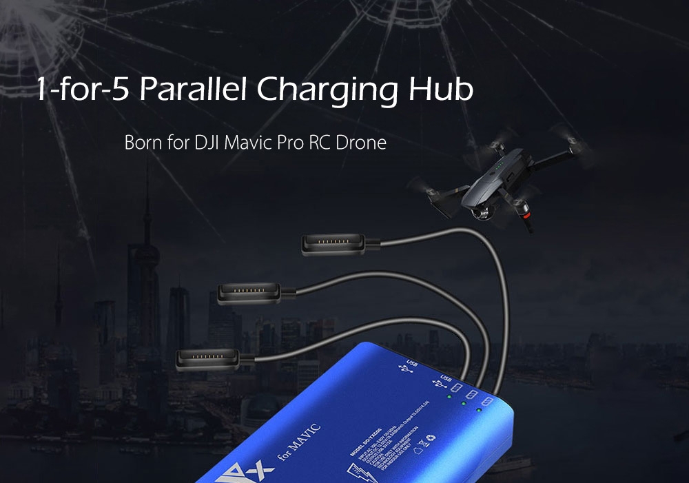 1-for-5 Parallel Charging Hub