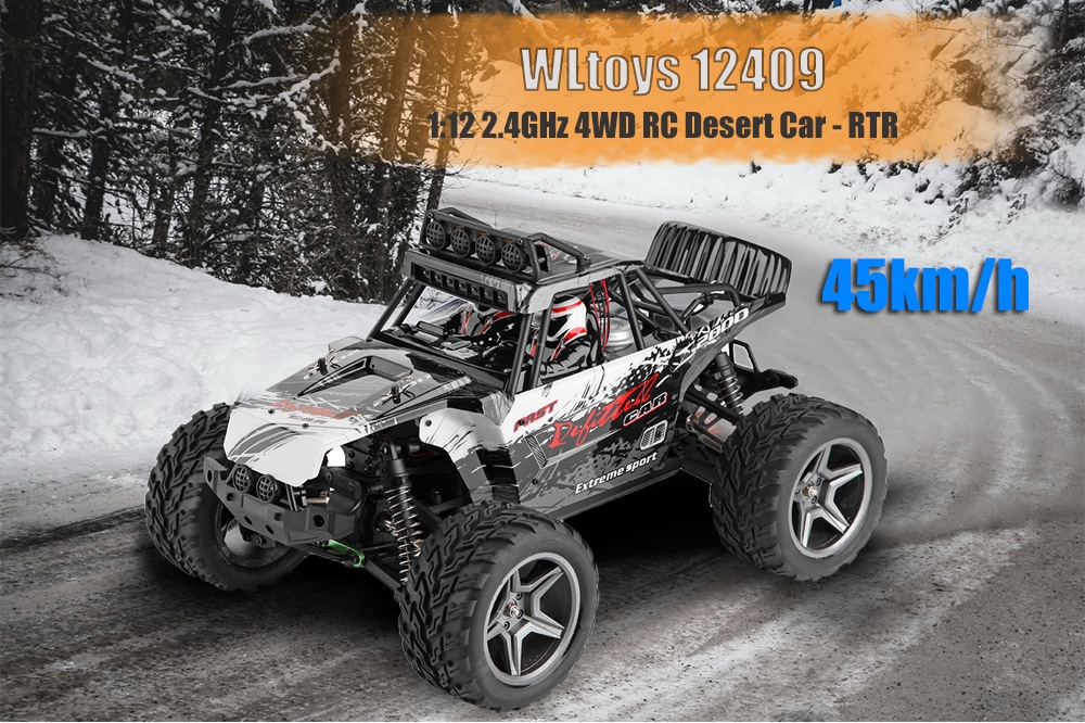 WLtoys 12409 1:12 2.4GHz 4WD RC Desert Car - RTR