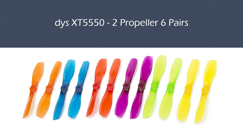 Dys XT5550 - 2 Propeller 6 Pairs