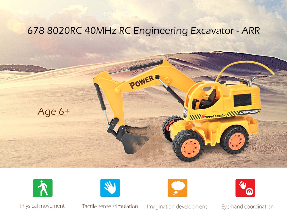 678 8020RC 40MHz RC Engineering Excavator - ARR