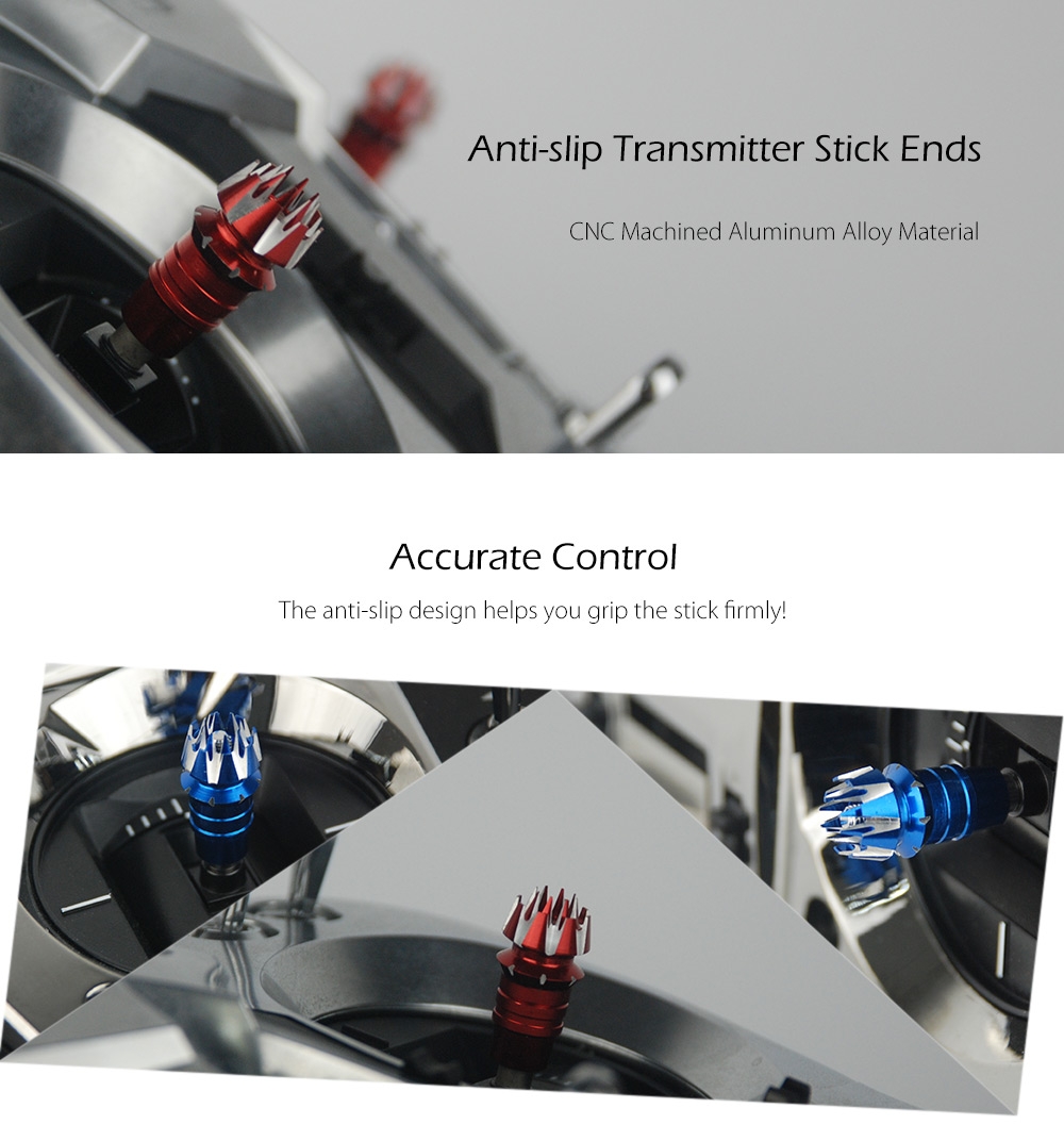 Anti-slip Transmitter Stick Ends