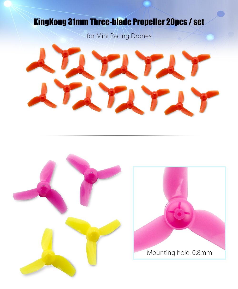 KingKong 31mm Three-blade Propeller 20pcs / set