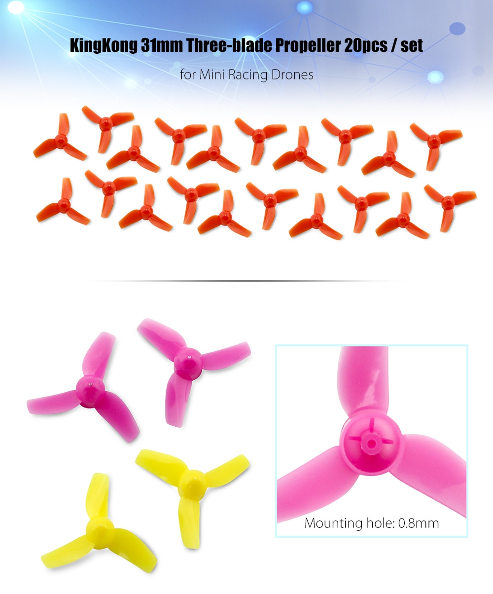 KingKong 31mm Three-blade Propeller 20pcs / set