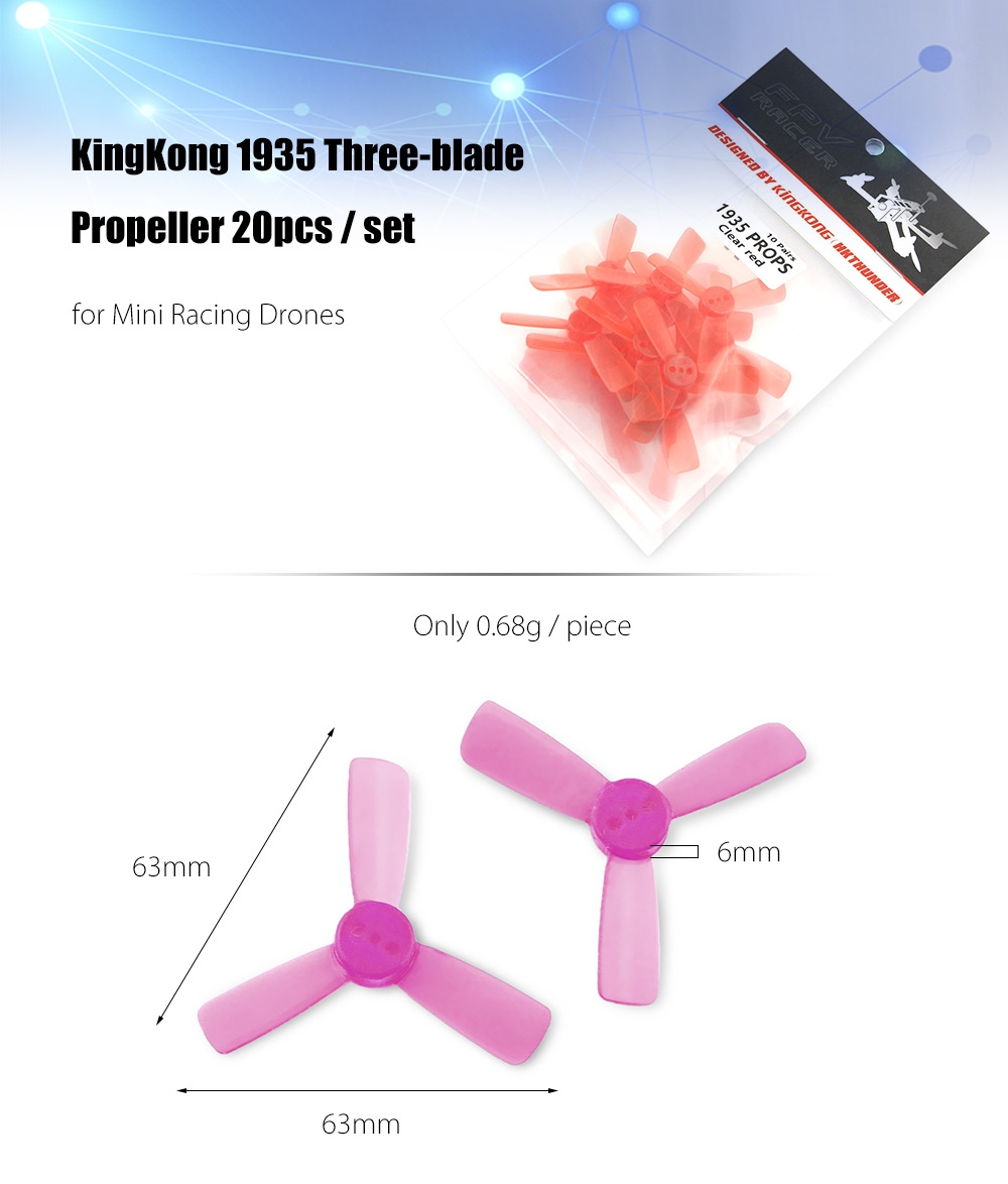 KingKong 1935 Three-blade Propeller 20pcs / set