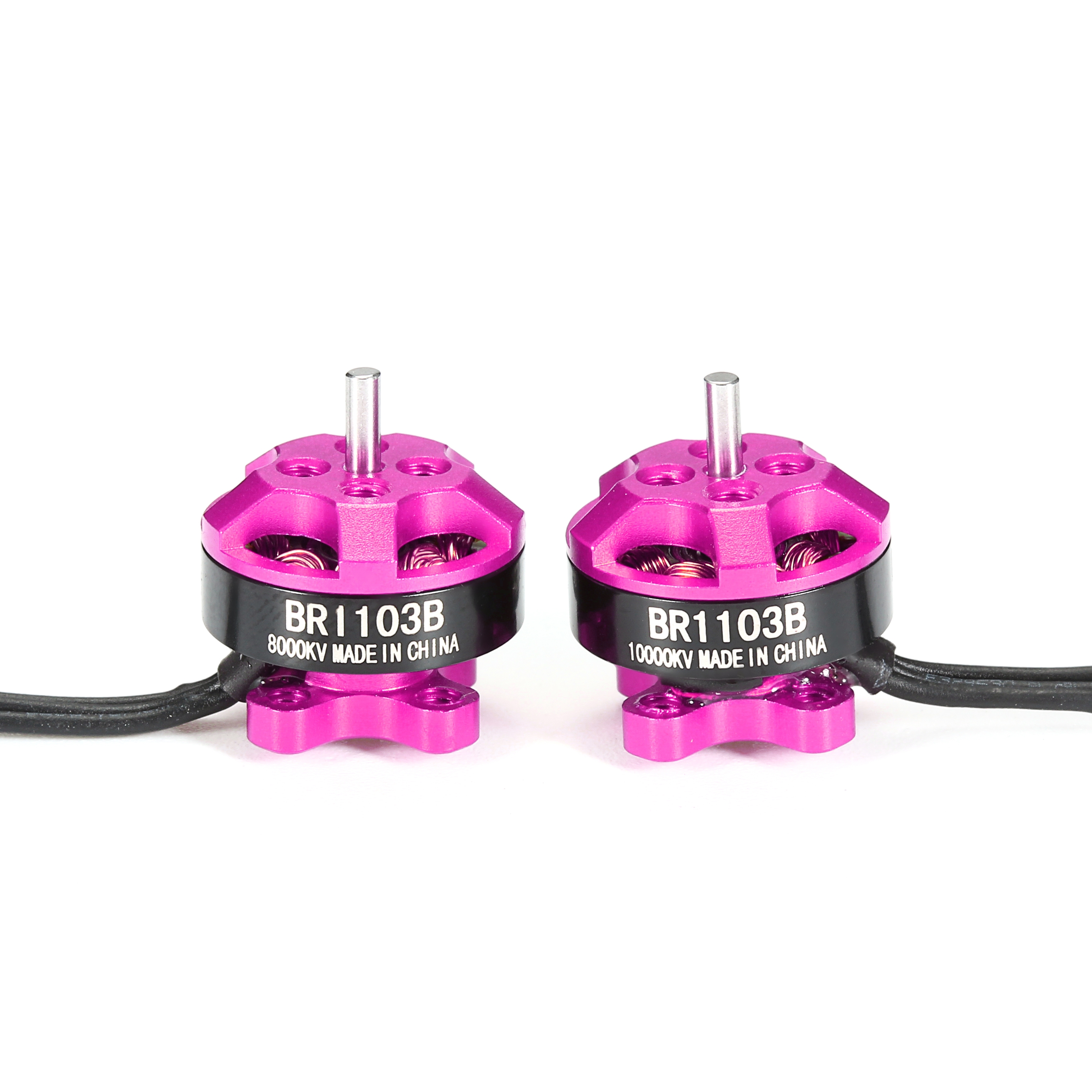 Racerstar Racing Edition 1103 BR1103B 8000KV 10000KV 1-3S Brushless Motor Pink For 50 80 100 Frame