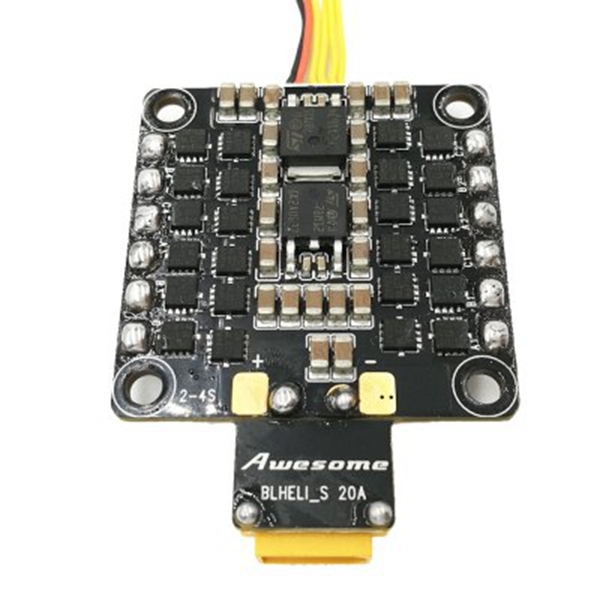 Youbi XV 130 PDB XT30 Integraded 4-in-1 BLHeli_S 20A ESC Power Distribution Board for FPV Micro Race