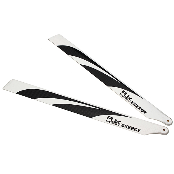 RJX Energy 360mm Premium CF Blades FBL Version Carbon Fiber Main Blades For 470 RC Helicopter