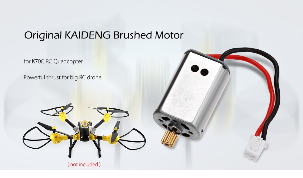 Original KAIDENG Brushed Motor with Metal Gear