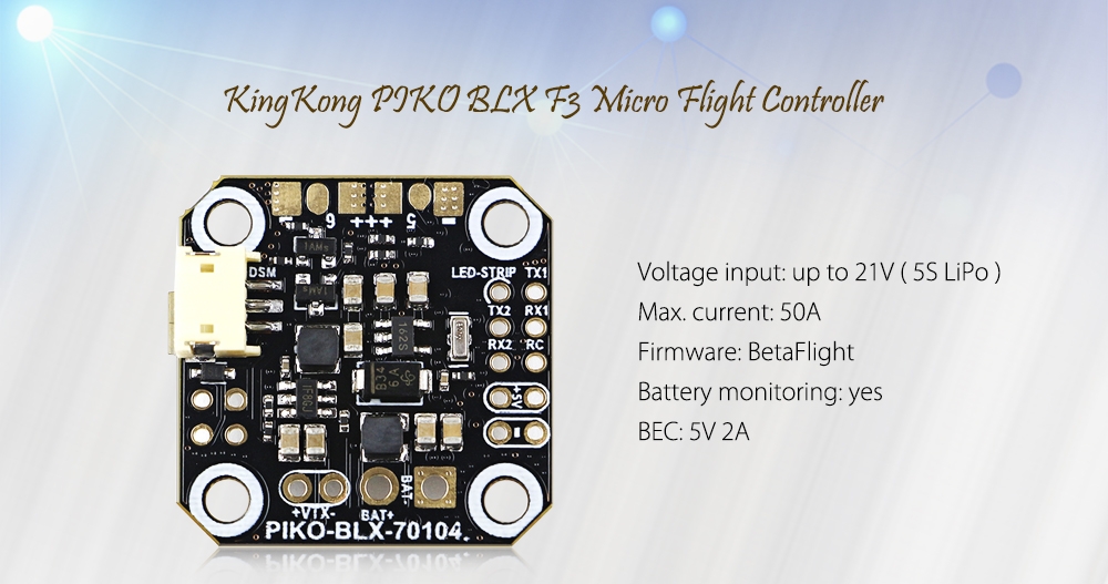 KingKong PIKO BLX Micro F3 Flight Controller