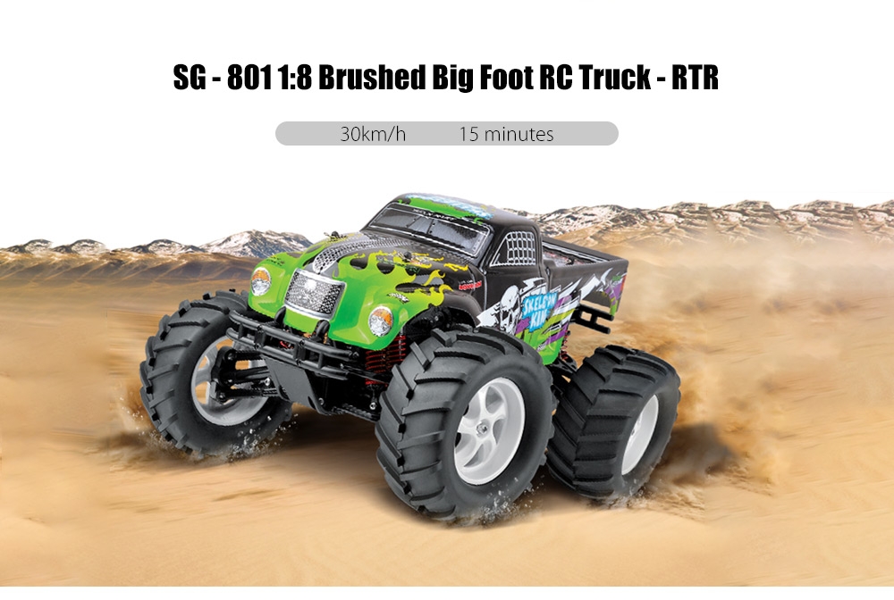 SONGGUOLIN SG - 801 1:8 Brushed Big Foot RC Truck - RTR