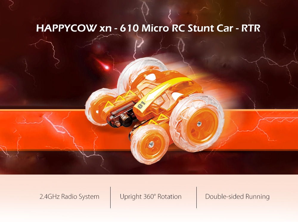 HAPPYCOW xn - 610 Micro RC Stunt Car - RTR