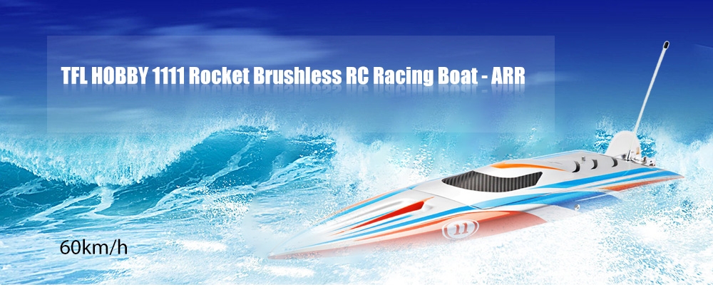 TFL HOBBY 1111 Rocket Brushless RC Racing Boat - ARR