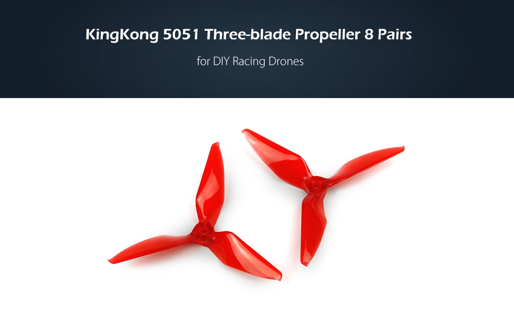 KingKong 5051 Three-blade Propeller 8 Pairs