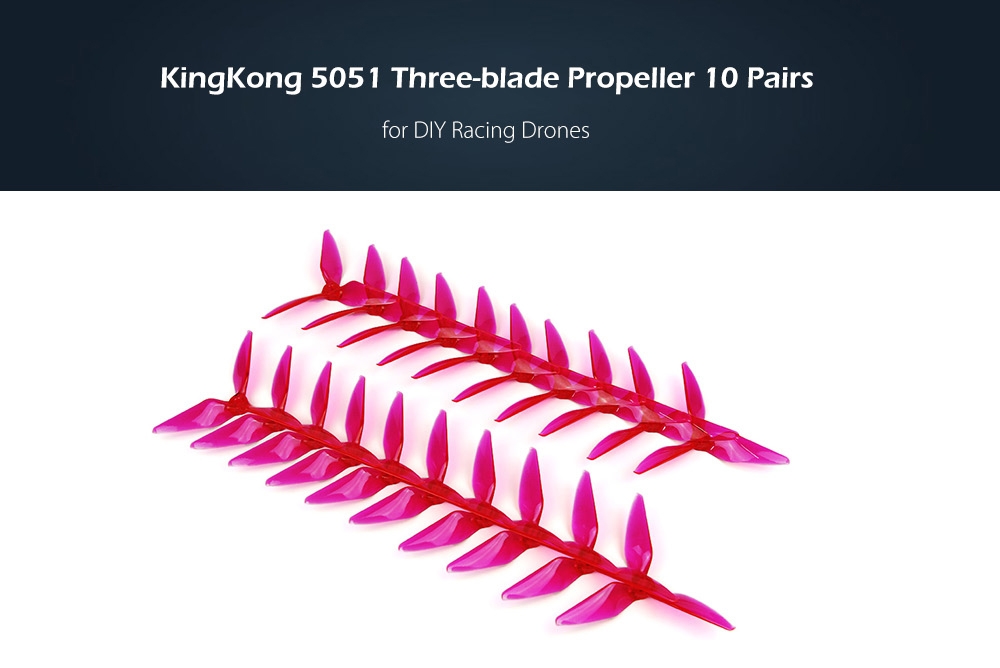 KingKong 5051 Three-blade Propeller 10 Pairs