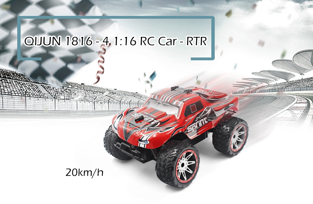 QIJUN 1816 - 4 1:16 RC Car - RTR