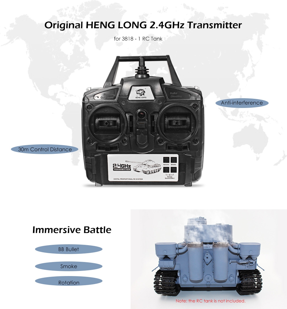 Original HENG LONG 2.4GHz Radio Transmitter