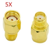 5pcs SMA Female To RP-SMA Male Adapter Connector for RC Drone FPV Racing
