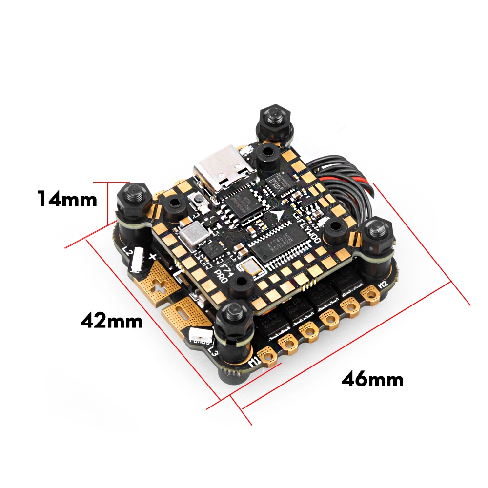 30.5x30.5mm Flywoo Goku Versatile F745 Pro F7 Flight Controller w/ 5V 9V BEC & GOKU 506S 50A 32Bit 2-6S 4In1 ESC Stack for RC Drone FPV Racing